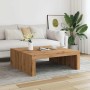 Mesa de centro madera de ingeniería roble artisan 100x100x35 cm by , Coffee table - Ref: Foro24-856685, Price: 101,28 €, Disc...