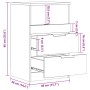 Mesita de noche madera de ingeniería roble artisan 40x36x65 cm von , Nachttische - Ref: Foro24-856846, Preis: 64,46 €, Rabatt: %