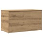 Baúl de almacenaje madera ingeniería roble artisan 84x42x46 cm von , Aufbewahrungskisten - Ref: Foro24-856569, Preis: 88,90 €...