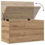 Baúl de almacenaje madera ingeniería roble artisan 84x42x46 cm von , Aufbewahrungskisten - Ref: Foro24-856569, Preis: 88,90 €...