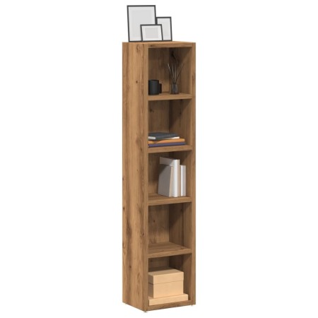 Estanterías de CD 2 uds madera roble artisan 21x16x93,5 cm von , CD- und DVD-Speicher - Ref: Foro24-855839, Preis: 58,08 €, R...