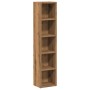 Estanterías de CD 2 uds madera roble artisan 21x16x93,5 cm von , CD- und DVD-Speicher - Ref: Foro24-855839, Preis: 58,08 €, R...