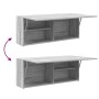 Armario de pared baño madera ingeniería gris sonoma 100x25x40cm by , bathroom vanities - Ref: Foro24-860108, Price: 68,20 €, ...