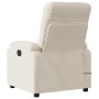 Sillón reclinable de masaje tela de microfibra beige by , Armchairs - Ref: Foro24-373461, Price: 274,42 €, Discount: %
