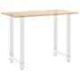 Patas de mesa de centro acero blanco 2 uds 60x(100-101) cm de , Patas para mesas - Ref: Foro24-4013345, Precio: 105,20 €, Des...