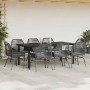 Set de comedor jardín 9 piezas cojines ratán polivinílico negro by , Garden sets - Ref: Foro24-3334568, Price: 755,21 €, Disc...