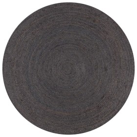 Alfombra de yute tejida a mano redonda gris 150 cm von , Teppiche - Ref: Foro24-133667, Preis: 72,27 €, Rabatt: -5%%
