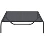 Cama elevada para perros negra 130x80x20 cm textilene y acero | Foro24.es | Tu tienda online para hogar, jardín y más Foro24.es
