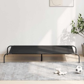 Cama elevada para perros negra 150x90x20 cm tela Oxford y acero von , Betten für Hunde - Ref: Foro24-42000841, Preis: 41,75 €...