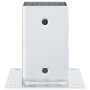 Bases para postes cuadradas 4 uds. Plata 81x81 mm de , Postes de cerca - Ref: Foro24-42000008, Precio: 21,39 €, Descuento: %