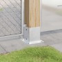 Bases para postes cuadradas 12 uds. Plata 121x121 mm de , Postes de cerca - Ref: Foro24-42000015, Precio: 90,24 €, Descuento: %