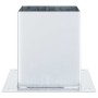 Bases para postes cuadradas 12 uds. Plata 121x121 mm de , Postes de cerca - Ref: Foro24-42000015, Precio: 90,24 €, Descuento: %