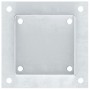 Bases para postes cuadradas 12 uds. Plata 121x121 mm de , Postes de cerca - Ref: Foro24-42000015, Precio: 90,24 €, Descuento: %