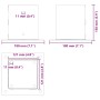 Bases para postes cuadradas 12 uds. Plata 121x121 mm de , Postes de cerca - Ref: Foro24-42000015, Precio: 90,24 €, Descuento: %