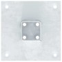 Bases para postes cuadradas 12 uds. Plata 46x46 mm de , Postes de cerca - Ref: Foro24-42000001, Precio: 59,22 €, Descuento: %