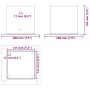 Bases para postes cuadradas 12 uds. Plata 141x141 mm de , Postes de cerca - Ref: Foro24-42000017, Precio: 104,40 €, Descuento: %