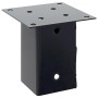 Bases para postes cuadradas 12 uds. Antracita 91x91 mm de , Postes de cerca - Ref: Foro24-42000029, Precio: 77,13 €, Descuent...