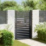 Puerta de jardín con cerradura de aluminio negra 100x150 cm by , garden gates - Ref: Foro24-42004148, Price: 294,94 €, Discou...