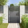 Puerta de jardín con cerradura de aluminio negra 100x150 cm by , garden gates - Ref: Foro24-42004148, Price: 294,94 €, Discou...