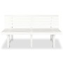 Banco de jardín plástico blanco 145,5 cm von , Gartenbänke - Ref: Foro24-43583, Preis: 87,34 €, Rabatt: %
