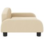 Sofá para niños de tela crema 70x45x30 cm by , Baby and Toddler Furniture - Ref: Foro24-3196357, Price: 78,12 €, Discount: %