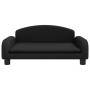 Sofá para niños de tela negro 70x45x30 cm by , Baby and Toddler Furniture - Ref: Foro24-3196362, Price: 75,20 €, Discount: %