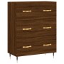 Aparador alto madera contrachapada marrón roble 69,5x34x180 cm by , Sideboards - Ref: Foro24-3198392, Price: 183,70 €, Discou...