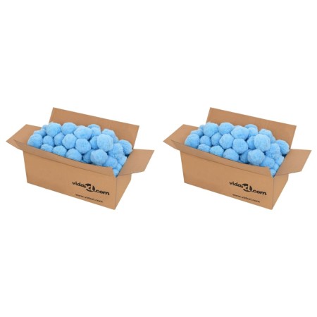 Bolas filtro de piscina antibacterias azul 1400 g polietileno de , Filtros para piscinas y spa - Ref: Foro24-3155075, Precio:...
