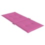 Cojín silla de jardín respaldo alto 2 uds tela rosa 120x50x3 cm von , Kissen für Stühle und Sofas - Ref: Foro24-361268, Preis...