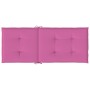 Cojín silla de jardín respaldo alto 2 uds tela rosa 120x50x3 cm von , Kissen für Stühle und Sofas - Ref: Foro24-361268, Preis...