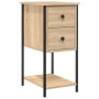 Mesitas noche 2 uds madera ingeniería roble Sonoma 32x42x70 cm by , Nightstands - Ref: Foro24-826096, Price: 113,09 €, Discou...