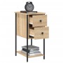 Mesitas noche 2 uds madera ingeniería roble Sonoma 32x42x70 cm by , Nightstands - Ref: Foro24-826096, Price: 113,09 €, Discou...