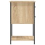 Mesitas noche 2 uds madera ingeniería roble Sonoma 32x42x70 cm de , Mesitas de noche - Ref: Foro24-826096, Precio: 115,16 €