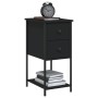 Mesitas de noche 2 uds madera de ingeniería negro 32x42x70 cm by , Nightstands - Ref: Foro24-826094, Price: 160,20 €, Discoun...