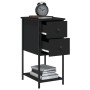 Mesitas de noche 2 uds madera de ingeniería negro 32x42x70 cm by , Nightstands - Ref: Foro24-826094, Price: 160,20 €, Discoun...