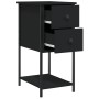 Mesitas de noche 2 uds madera de ingeniería negro 32x42x70 cm by , Nightstands - Ref: Foro24-826094, Price: 160,20 €, Discoun...