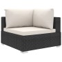 Set muebles de jardín 10 piezas y cojines ratán sintético negro von , Gartensets - Ref: Foro24-46815, Preis: 925,92 €, Rabatt: %