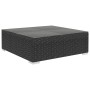 Set muebles de jardín 10 piezas y cojines ratán sintético negro von , Gartensets - Ref: Foro24-46815, Preis: 925,92 €, Rabatt: %
