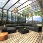 Set muebles de jardín 10 piezas y cojines ratán sintético negro by , Garden sets - Ref: Foro24-46817, Price: 994,58 €, Discou...