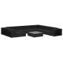Set muebles de jardín 10 piezas y cojines ratán sintético negro by , Garden sets - Ref: Foro24-46817, Price: 994,58 €, Discou...