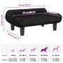 Cama para perros de terciopelo negra 70x40x24 cm von , Betten für Hunde - Ref: Foro24-171955, Preis: 68,09 €, Rabatt: %