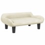 Cama para perros de terciopelo crema 70x40x24 cm von , Betten für Hunde - Ref: Foro24-171957, Preis: 72,01 €, Rabatt: -5%%