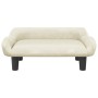 Cama para perros de terciopelo crema 70x40x24 cm von , Betten für Hunde - Ref: Foro24-171957, Preis: 72,01 €, Rabatt: -5%%