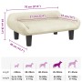 Cama para perros de terciopelo crema 70x40x24 cm von , Betten für Hunde - Ref: Foro24-171957, Preis: 72,01 €, Rabatt: -5%%