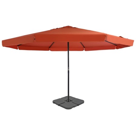Sombrilla de jardín con base portátil terracota von , Sonnenschirme - Ref: Foro24-276326, Preis: 340,07 €, Rabatt: %