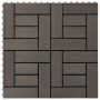 Baldosas de porche WPC 30x30 cm 2 m² marrón oscuro 22 unidades von , Böden und Teppiche - Ref: Foro24-277805, Preis: 121,80 €...