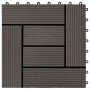 Baldosas de porche WPC 30x30 cm 2 m² marrón oscuro 22 unidades von , Böden und Teppiche - Ref: Foro24-277805, Preis: 121,80 €...