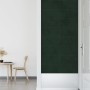 Paneles de pared 12 uds terciopelo verde oscuro 60x30 cm 2,16m² de , Recubrimiento de paredes - Ref: Foro24-343865, Precio: 5...