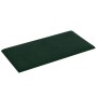 Paneles de pared 12 uds terciopelo verde oscuro 60x30 cm 2,16m² de , Recubrimiento de paredes - Ref: Foro24-343865, Precio: 5...