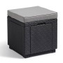 Keter Puf cubo de almacenamiento con cojín grafito von , Aufbewahrungsboxen für den Außenbereich - Ref: Foro24-408951, Preis:...
